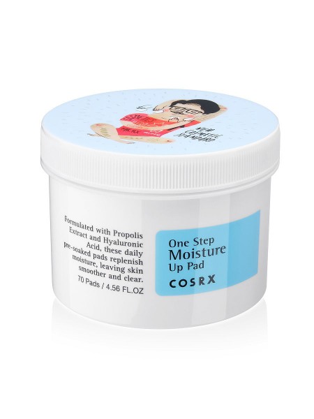 Cosrx / Увлажняющие ватные диски для сухой и чувствительной кожи One Step Moisture Up Pad