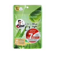 Japan Gals Тканевые маски / Курс натуральных масок для лица с экстрактом алоэ 7 шт