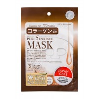 Japan Gals Pure 5 Essence Mask Collagen Питательная маска для лица с коллагеном