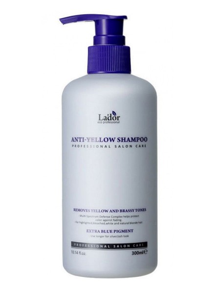 Lador / Шампунь для светлых волос для нейтрализации желтого пигмента Anti Yellow Shampoo, 300 мл