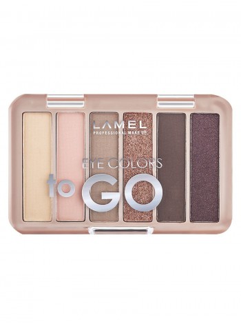 Lamel / Набор теней для век Eye Colors to GO, 404 desert sun