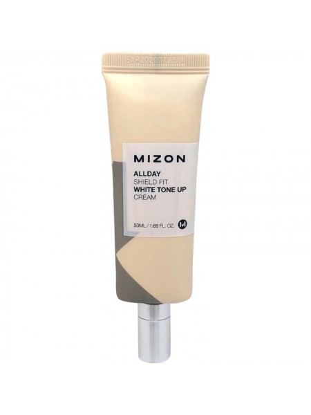 MIZON / Allday Shield Fit White Tone Up Cream 50 мл Отбеливающий увлажняющий крем для лица