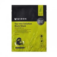 MIZON / Черная тканевая маска с чайным деревом Mizon Teatree Solution Black