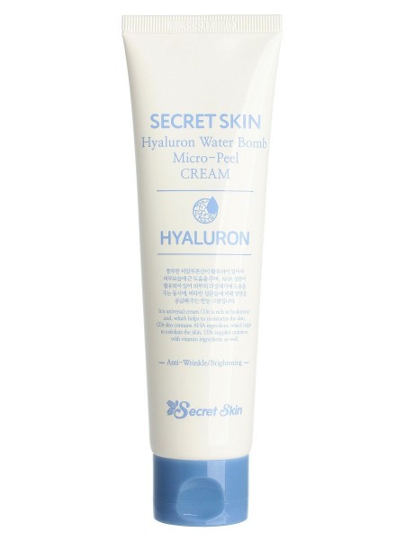 SECRET SKIN / Крем для лица гиалуроновый SECRETSKIN HYALURON WATER BOMB MICRO PEEL CREAM