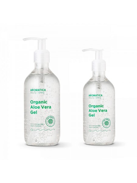 Органический увлажняющий гель алоэ вера AROMATICA 95% Organic Aloe Vera Gel