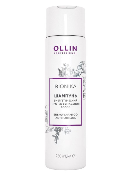 Ollin Professional / Энергетический шампунь BIONIKA против выпадения волос, 250 мл