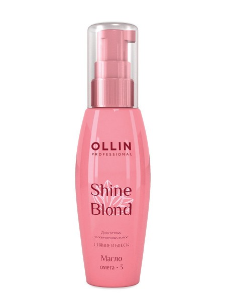 Ollin Professional / Масло SHINE BLOND для блондированных волос Омега-3, 50 мл