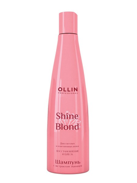 Ollin Professional / Шампунь SHINE BLOND для блондированных волос с экстрактом эхинацеи, 300 мл