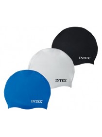 INTEX / 55991 Шапка для плавания из силикона, 3 цвета, от 8 лет