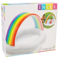 INTEX Бассейн надувной, 57141, 142х119х84см, 82л, Облако и радуга с навесом