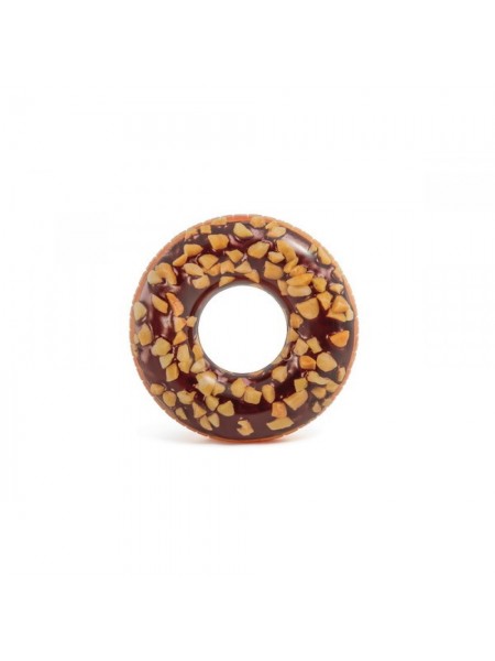 INTEX Круг надувной, 56262, 114см, Nutty Chocolate Donut